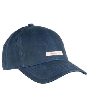 Amundsen Waxed Cotton Adjustable Cap - Faded Navy / Patch