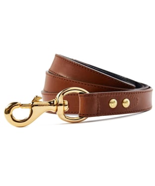 Holland Cooper Classic Leather Dog Lead - Chestnut