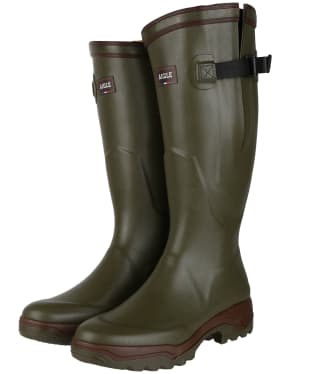 Aigle Parcours 2 Vario Adjustable Fit Tall Wellington Boots - Khaki