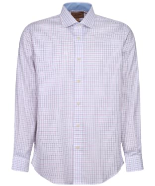 Men's Schoffel Buckden Long Sleeve Shirt - Blue / Pink Check