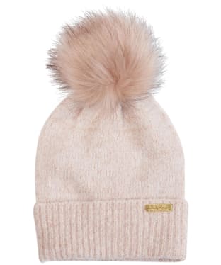 Girl's Barbour International Sparkle Knit Beanie - Pink