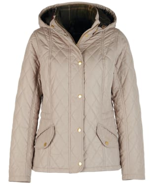 Women's Barbour Millfire Quilted Jacket - Light Trench / Classic