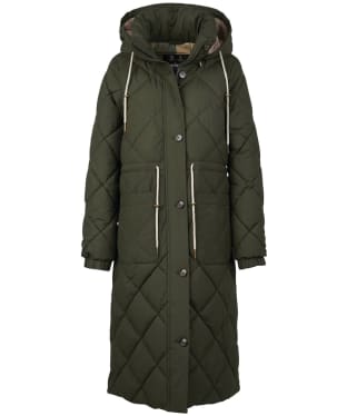 Women's Barbour Orinsay Quilted Jacket - Sage / Ancient Tartan