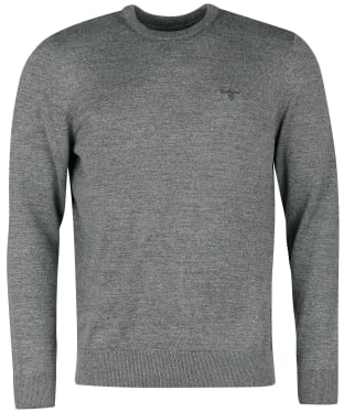 Men's Barbour Firle Crew Sweater - Grey Marl