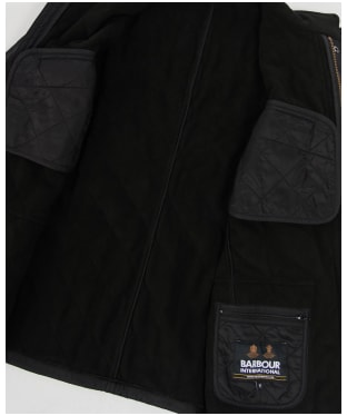 Men’s Barbour International Tourer Ariel Polarquilt Jacket - Black