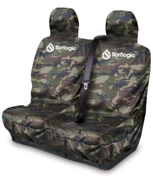 Surflogic Tough And Water Resistant Double Car Seat Cover - Camo