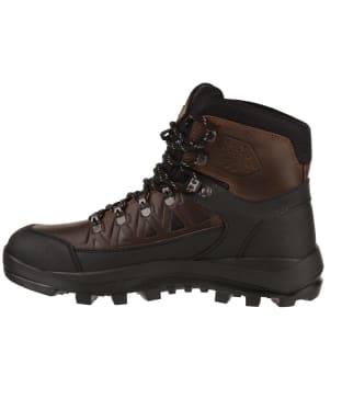 Men's Aigle Letrak GTX Waterproof Split Leather Walking Boots - Dark Brown