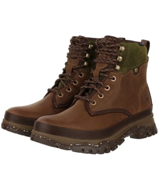 Women’s Ariat Moresby H2O Waterproof Leather Boots - Brown / Olive