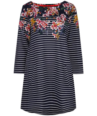Women's Joules Anise Boat Neck Swing Tunic - Navy Floral
