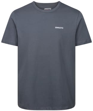 Men’s Musto Marina Short Sleeve Cotton T-Shirt - Turbulence