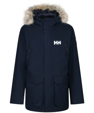 Men’s Helly Hansen Reine Insulated Waterproof Parka Jacket - Navy