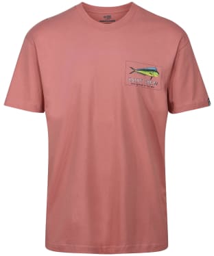 Men's Salty Crew El Dorado Premium Cotton T-Shirt - Coral
