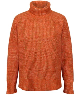 Women’s GANT Multi Colour Roll Neck Sweater - Golden Orange