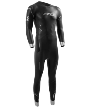 Men’s Zone3 Agile Eco-Friendly Neoprene Wetsuit - Black Silver