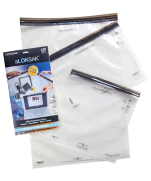 Loksak Reusable Waterproof Bag 3 Pack - Clear