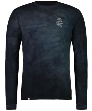Men’s Mons Royale Cascade Merino Flex 200 Long Sleeved T-Shirt - Black Acid Wash 