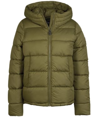 Women's Barbour Saunton Quilted Jacket - Olive Lime / Limeade