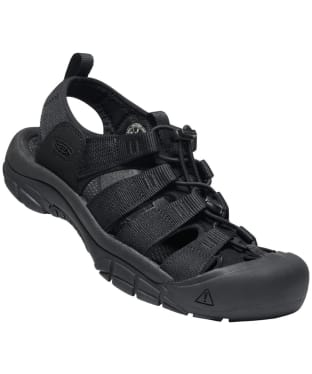 Men's KEEN Newport H2 Waterproof Leather Sandals - Triple Black