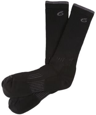 Men's Point6 Hiking Essential Medium Crew Socks - Black