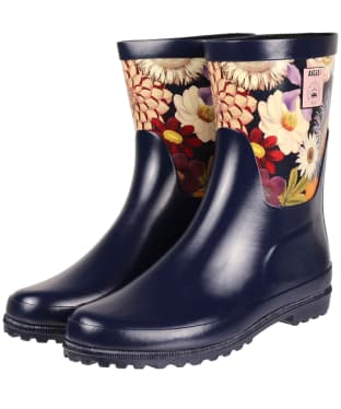 Women’s Aigle Eliosa Printed Ankle Wellington Boots - Kew Multibloom