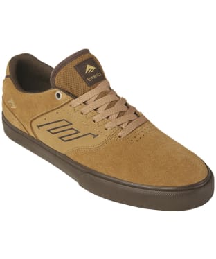 Men's Emerica The Low Vulc Suede Vulcanised Skate Shoes - Tan / Brown