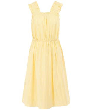 Women's Barbour Abbey Dress - Sunrise Yellow Check