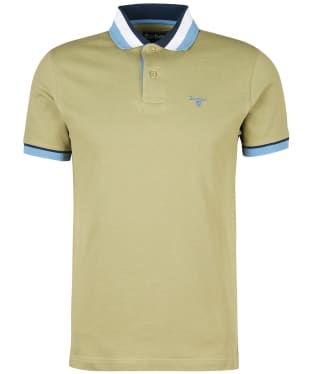 Men's Barbour Finkle Polo - Bleached Olive