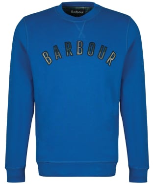Men's Barbour Debson Crew Sweatshirt - Monaco Blue