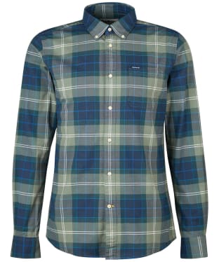 Men's Barbour Lewis Tailored Shirt - Kielder Blue Tartan