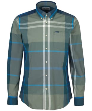 Men's Barbour Harris Tailored Shirt - Kielder Blue Tartan