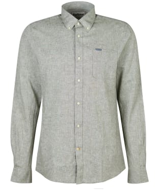 Men's Barbour Nelson Tailored Shirt - Bleached Olive