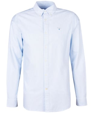 Men's Barbour Striped Oxtown Tailored Shirt - Sky Blue