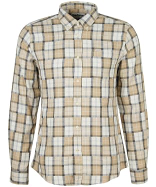 Men's Barbour Patch Tailored Shirt - Anble Sand