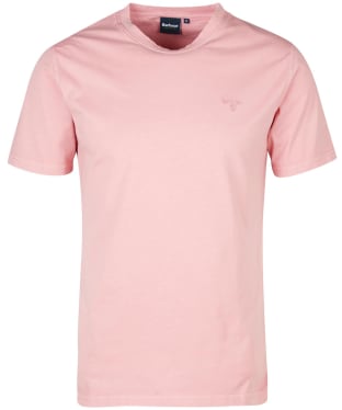 Men's Barbour Garment Dyed Tee - Pink Salt