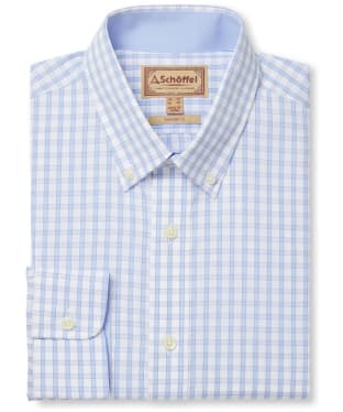 Men's Schöffel Harlyn Long Sleeve Shirt - Blue Check