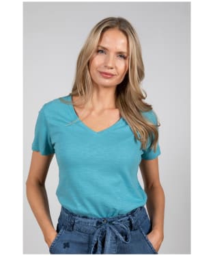Womens Lily and Me Victoria Tee - Duckegg