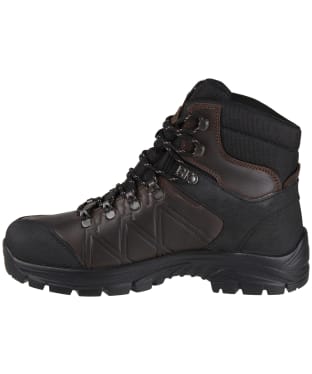 Men’s Aigle Klippe Leather Walking Boots - Dark Brown