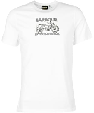 Men's Barbour International Lens T-Shirt - White