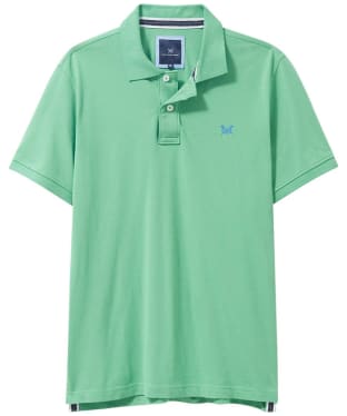 Men's Crew Clothing Classic Pique Polo Shirt - Green Space