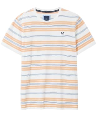 Men’s Crew Clothing Stripe T-shirt - Orange Stripe