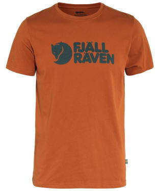 Men’s Fjallraven Logo Short Sleeve T-Shirt - Terracotta Brown