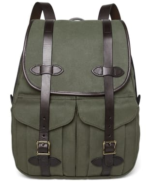 Filson Large Lightly Waxed Rugged Twill 33L Rucksack - Otter Green