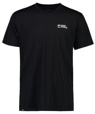 Men's Mons Royale Icon Merino Wool Blend T-Shirt - Black