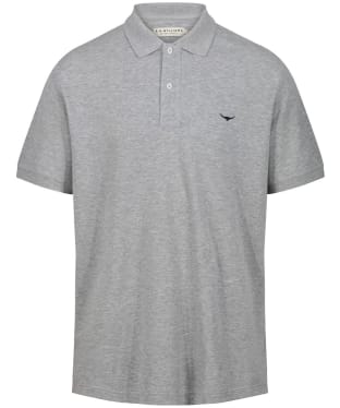Men's R.M. Williams Rod Short Sleeved Polo Shirt - Grey Marl