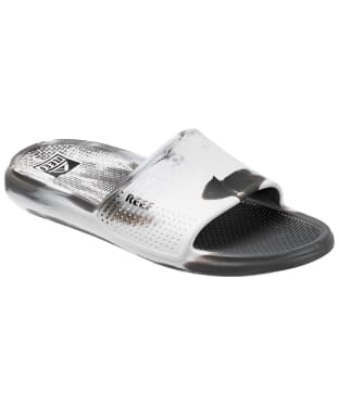 Men’s Reef Oasis Supportive Slides - White / Grey Marble