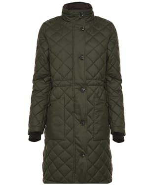 Women's Holland Cooper Mid Length Painswick Quilted Coat - Twilight Khaki
