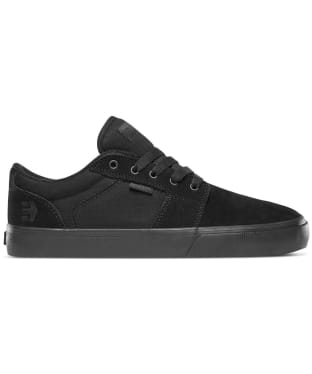 Men's Etnies Barge LS Vulcanised Skate Shoe - Black / Black / Black