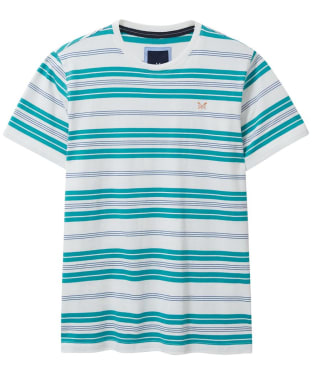 Men’s Crew Clothing Stripe T-shirt - Green Stripe