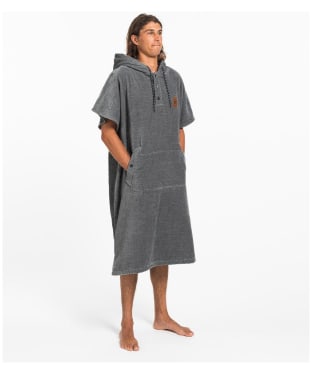 Slowtide The Digs Cotton Changing Poncho - Heather Grey