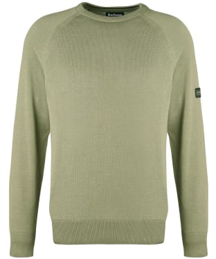 Men’s Barbour International Cotton Crew Neck Sweater - Light Moss